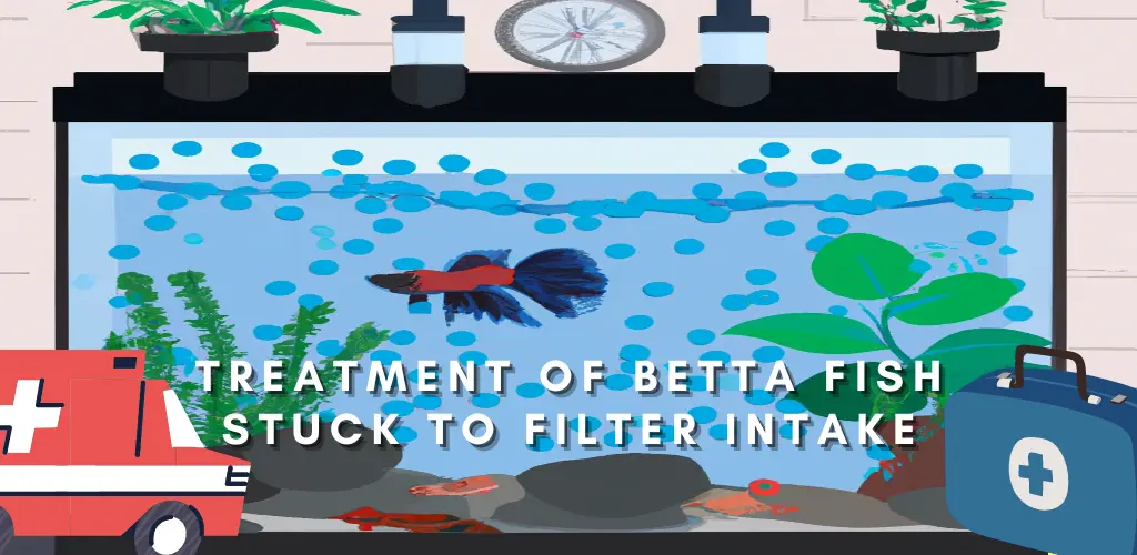 Treatment of Betta Fish Stuck to Filter Intake